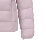 Skechers unisex Sport-Utility Woven Quilted Hooded Jacket in Mauve Shadows for outdoor performance wear