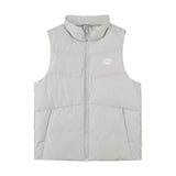 Skechers men's Colorful S Collection Woven Down Vest in Alloy for outdoor performance wear