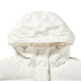 Skechers women's Colorful S Collection Woven Down Parka in Marshmallow for outdoor performance wear