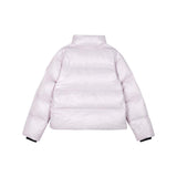 Skechers women's Diamond Woven Down Jacket in Orchid Hush for outdoor performance wear
