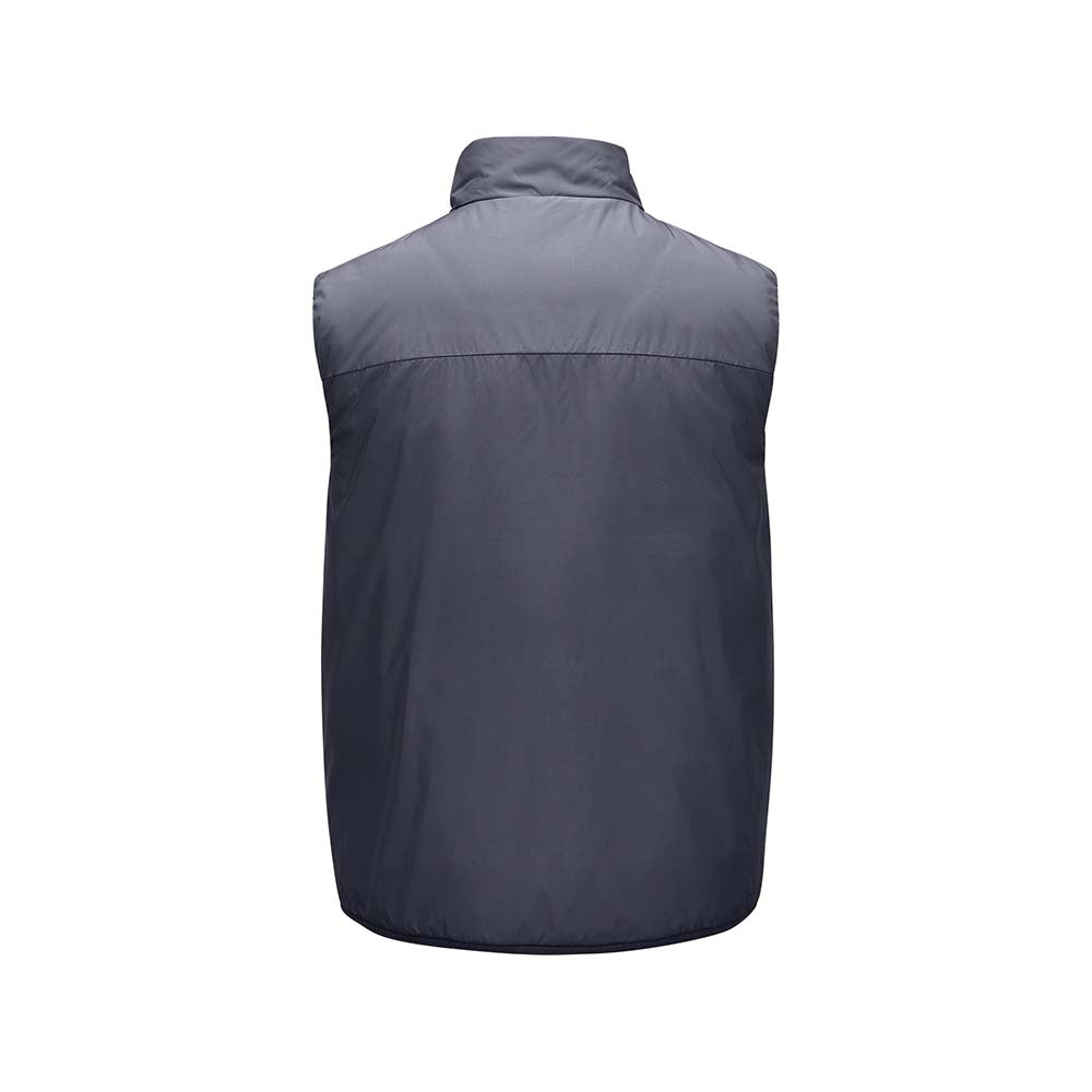 Skechers men's Go Trail Woven Quilted Vest in Periscope for outdoor performance wear