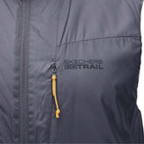 Skechers men's Go Trail Woven Quilted Vest in Periscope for outdoor performance wear