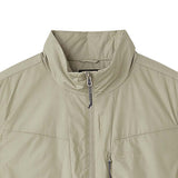 Skechers men's Go Trail Woven Quilted Vest in Laurel Oak Gray for outdoor performance wear
