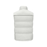 Skechers men's Sport-Utility Woven Down Vest in Gray Violet for lifestyle wear