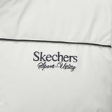 Skechers men's Sport-Utility Woven Down Vest in Gray Violet for lifestyle wear
