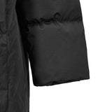 Skechers men's Sport-Utility Woven Down Coat in Black Beauty for lifestyle wear