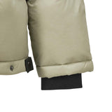 Skechers men's Go Trail Woven Down Jacket in Laurel Oak Gray for outdoor performance wear