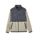 Skechers men's Go Trail Woven Quilted Jacket in Laurel Oak Gray for outdoor performance wear