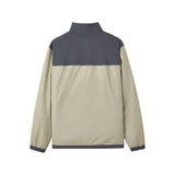 Skechers men's Go Trail Woven Quilted Jacket in Laurel Oak Gray for outdoor performance wear