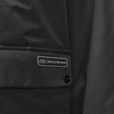 Skechers men's Sport-Utility Woven Down Jacket in Black Beauty for lifestyle wear