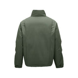 Skechers men's Sport-Utility Woven Down Jacket in Thyme for lifestyle wear