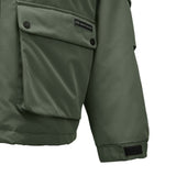 Skechers men's Sport-Utility Woven Down Jacket in Thyme for lifestyle wear