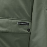 Skechers men's Sport-Utility Woven Down Jacket in Thyme for lifestyle wear
