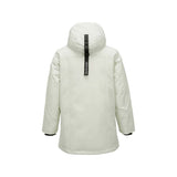 Skechers men's Sport-Utility Woven Down Coat in Silver Birch for lifestyle wear