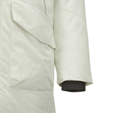Skechers men's Sport-Utility Woven Down Coat in Silver Birch for lifestyle wear