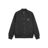 Skechers men's Sport-Utility Woven Quilted Jacket in Black Beauty for lifestyle wear