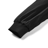 Skechers men's Sport-Utility Woven Quilted Jacket in Black Beauty for lifestyle wear