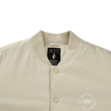Skechers men's Sport-Utility Woven Quilted Jacket in Peyote for lifestyle wear