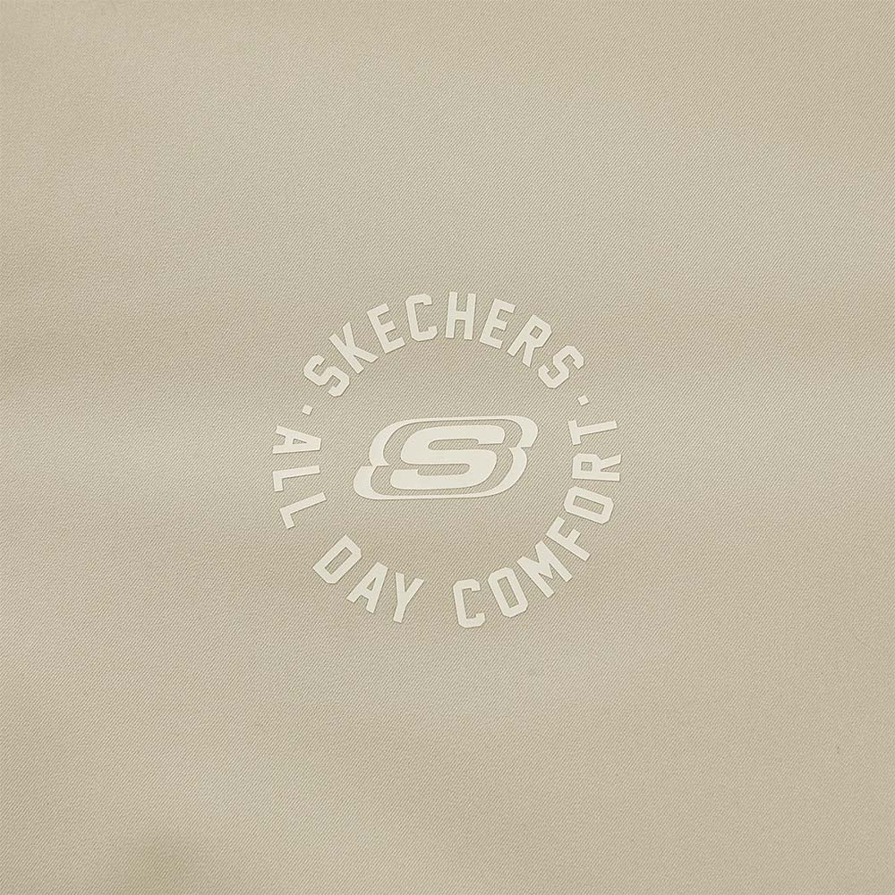 Skechers men's Sport-Utility Woven Quilted Jacket in Peyote for lifestyle wear