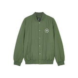 Skechers men's Sport-Utility Woven Quilted Jacket in Beetle for lifestyle wear