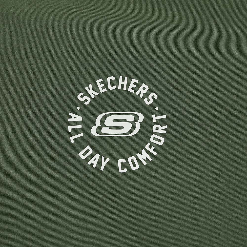 Skechers men's Sport-Utility Woven Quilted Jacket in Beetle for lifestyle wear