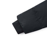 Skechers men's Sport-Utility Woven Down Coat in Black Beauty for lifestyle wear