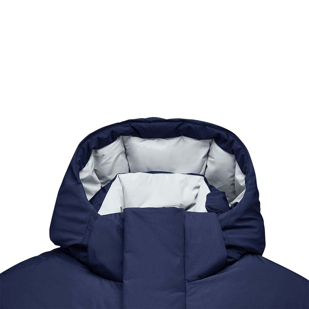 Skechers men's Sport-Utility Woven Down Coat in Peacoat for lifestyle wear