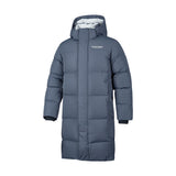 Skechers men's Sport-Utility Woven Down Coat in Odyssey Gray for lifestyle wear