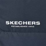Skechers men's Sport-Utility Woven Down Coat in Odyssey Gray for lifestyle wear