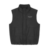 Skechers men's Sport-Utility Woven Down Vest in Black Beauty for lifestyle wear