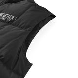 Skechers men's Sport-Utility Woven Down Vest in Black Beauty for lifestyle wear