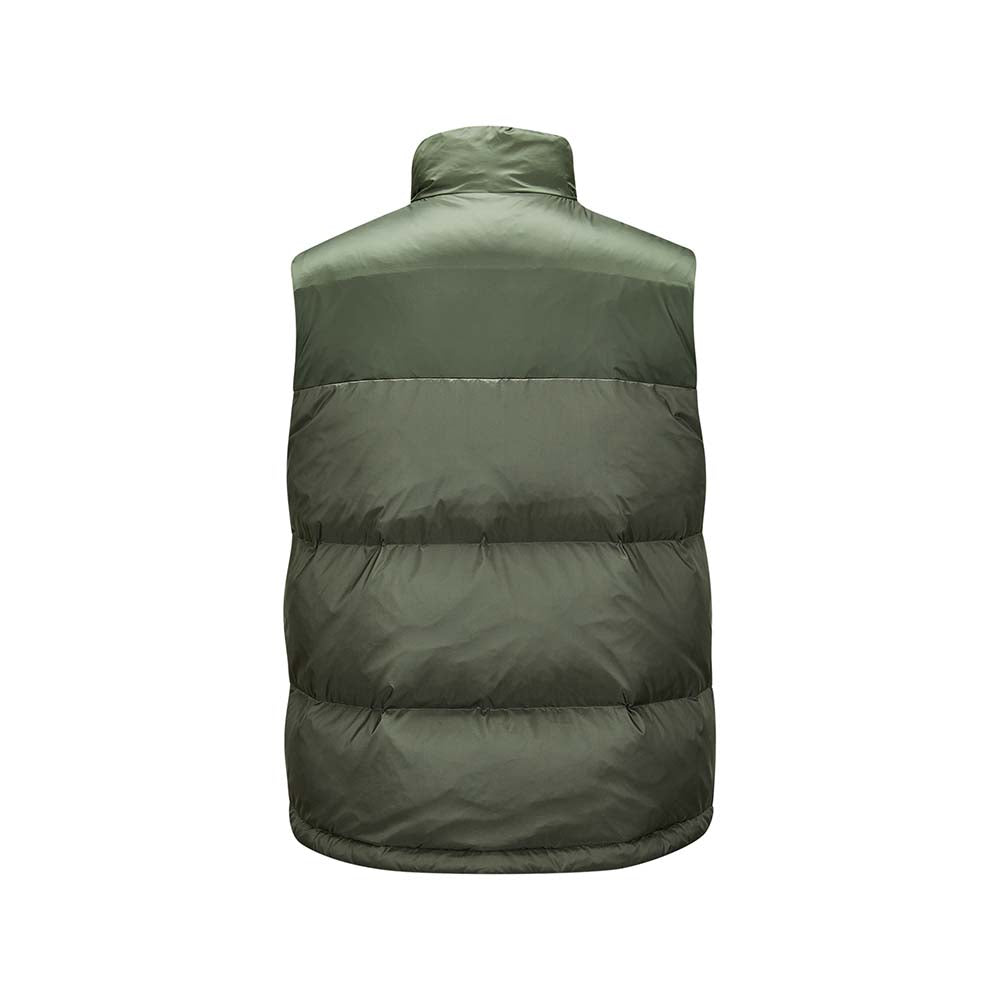 Skechers men's Sport-Utility Woven Down Vest in Kambaba for lifestyle wear