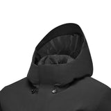 Skechers men's Go Trail Waterproof Jacket in Black Beauty for outdoor performance wear