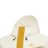 Skechers men's Go Trail Waterproof Jacket in Almond White for outdoor performance wear