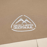 Skechers men's Go Trail Waterproof Jacket in Coffee Brown for outdoor performance wear