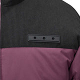 Skechers X SmileyWorld Woven Down Jacket, men's outdoor performance apparel in Purple Brown