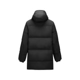 Skechers X SmileyWorld Woven Down Parka, men's lifestyle apparel in Black Beauty