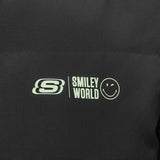 Skechers X SmileyWorld Woven Down Parka, men's lifestyle apparel in Black Beauty