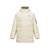 Skechers X SmileyWorld Woven Down Parka, men's lifestyle apparel in Seed Pearl