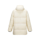 Skechers X SmileyWorld Woven Down Parka, men's lifestyle apparel in Seed Pearl
