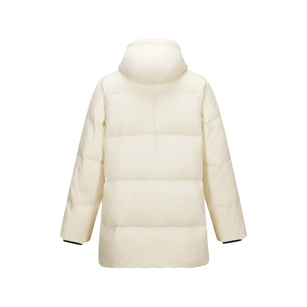 Skechers X SmileyWorld Woven Down Parka, men's lifestyle apparel in Seed Pearl