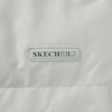 Skechers men's Diamond Woven Down Jacket in Vapor Blue for lifestyle wear