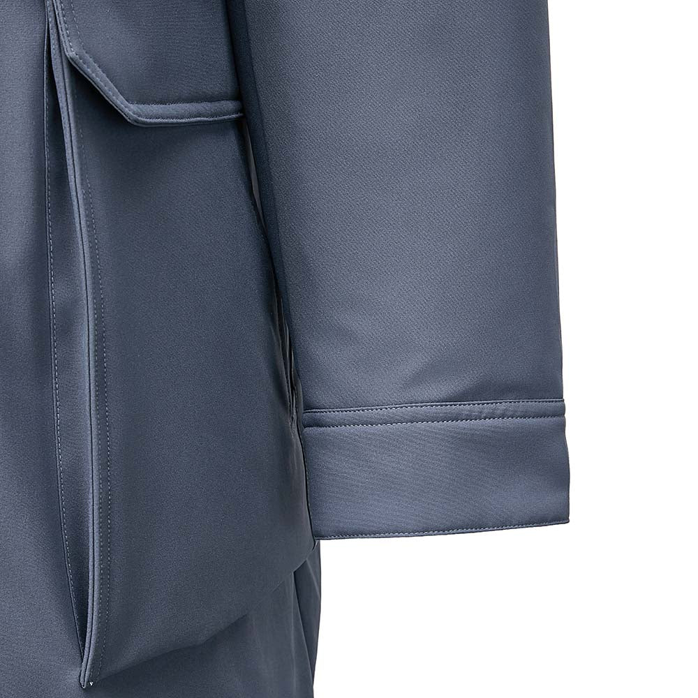Skechers men's Diamond Woven Down Coat in India Ink for lifestyle wear