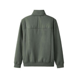 Skechers men's Diamond Woven Quilted Jacket in Chimera Gray for lifestyle wear