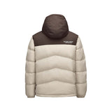 Skechers men's Go Trail Woven Down Jacket in Peyote for outdoor performance wear