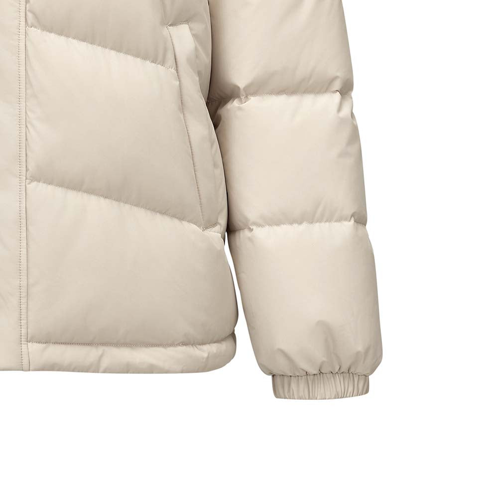 Skechers men's Go Trail Woven Down Jacket in Peyote for outdoor performance wear