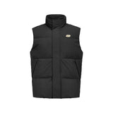 Skechers men's Sport-Utility Woven Down Vest in Black Beauty for lifestyle wear