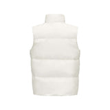Skechers men's Sport-Utility Woven Down Vest in Vanilla Ice for lifestyle wear