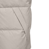 Skechers men's Sport-Utility Woven Down Vest in Roasted Cashew for lifestyle wear