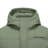 Skechers men's Sport-Utility Woven Down Jacket in Sea Spray for lifestyle wear